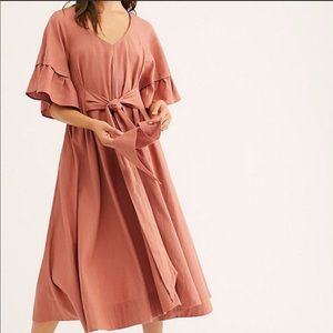 Free People Line  “wrap-ish” Dress